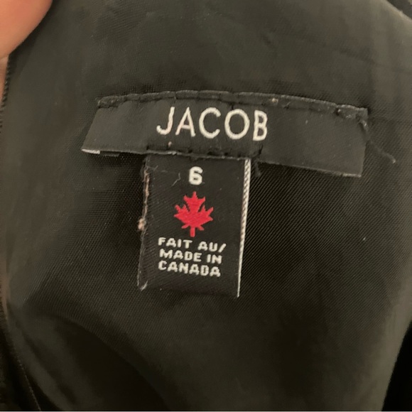 Jacob rust orange cotton silk blend dress 6 - Picture 3 of 14